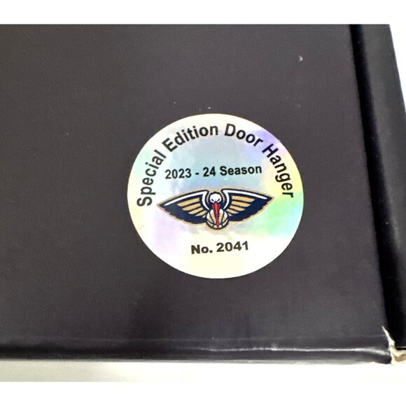 New In Box NBA New Orleans Pelicans (2023-24) Reversible Door Hanger Sign - Picture 5 of 10